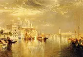 Venetian Scene 2 By Thomas Moran