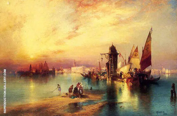Venice 3 By Thomas Moran