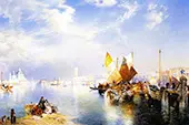 Venice Fishmarket By Thomas Moran