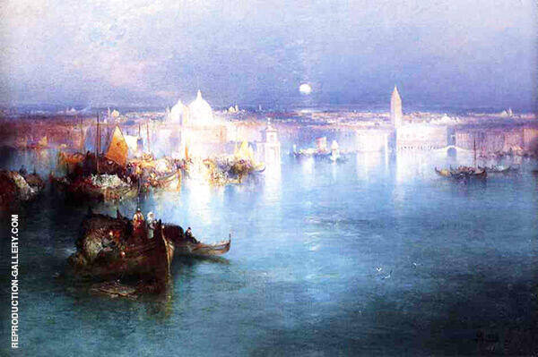 Venice from San Giorgio by Thomas Moran | Oil Painting Reproduction