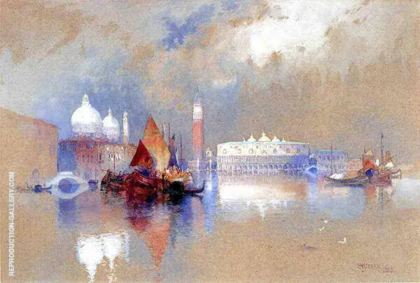 View of Venice 1888 By Thomas Moran