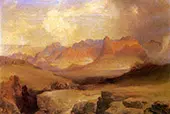 View of Yosemite By Thomas Moran