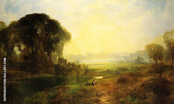 Windsor Castle by Thomas Moran | Oil Painting Reproduction