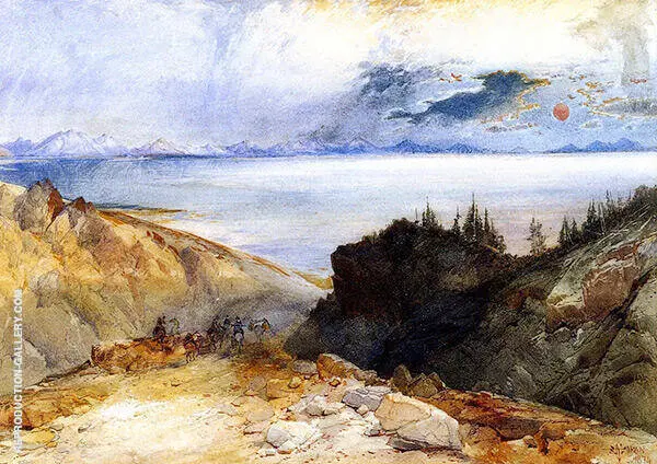 Yellowstone Lake By Thomas Moran