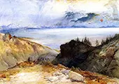 Yellowstone Lake By Thomas Moran