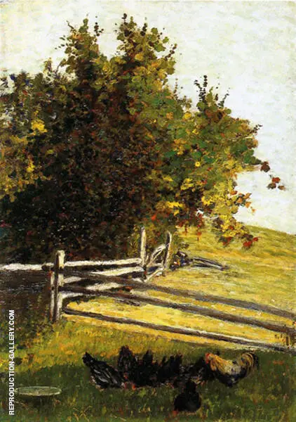 Landscape Around Boston Massachusetts By Leon Pourtau