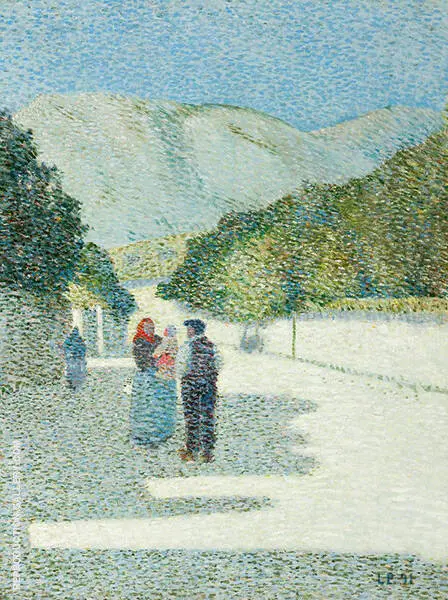 Landscape in Provence 1898 By Leon Pourtau