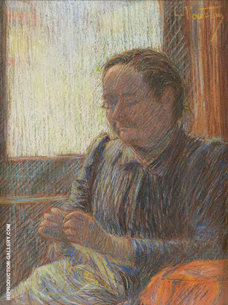 Madame Vallad By Leon Pourtau