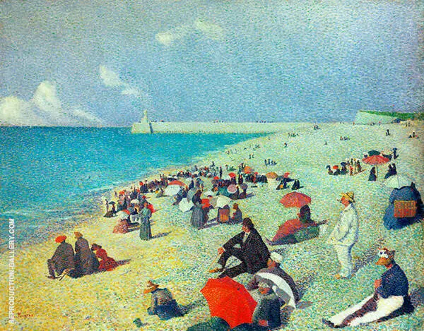 On The Beach By Leon Pourtau
