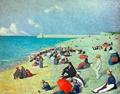 On The Beach By Leon Pourtau