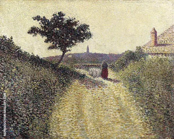 Rue de Paysage c1890 By Leon Pourtau