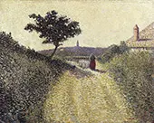 Rue de Paysage c1890 By Leon Pourtau