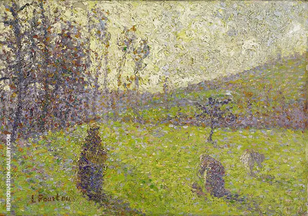 The Washerwomen By Leon Pourtau