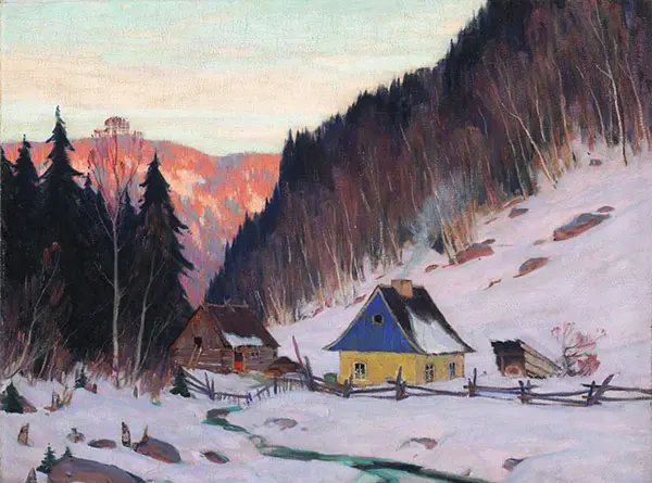 A Laurentian Homestead c1919 By Clarence Cagnon