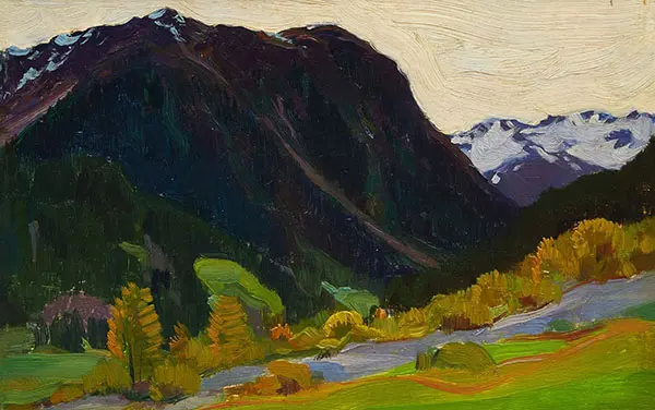 In The Alps 1927 By Clarence Cagnon