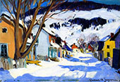 Village Street Blair St Paul By Clarence Cagnon