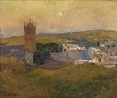 Moonrise Cornwall By David Davies