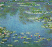 Nympheas (Water Lilies),1906 By Claude Monet