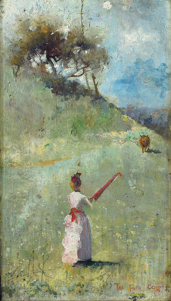 The Fatal Colours 1888 by Charles Conder | Oil Painting Reproduction