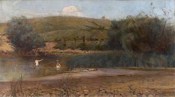 The Yarra Heidelberg By Charles Conder