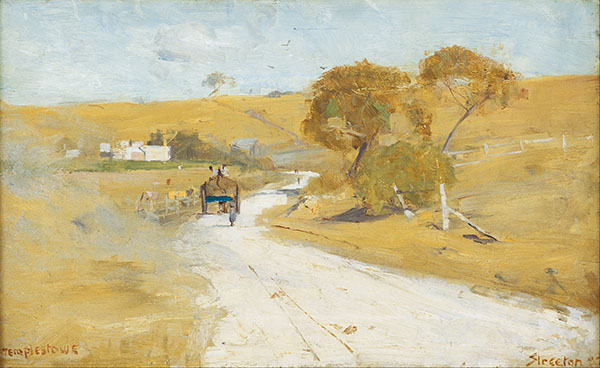At Templestowe by Arthur Streeton | Oil Painting Reproduction