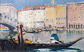 Canal Scene Venice By Arthur Streeton