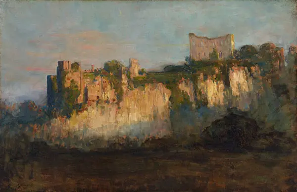 Chepstow Castle By Arthur Streeton