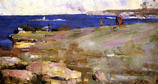 Coogee Bay by Arthur Streeton | Oil Painting Reproduction