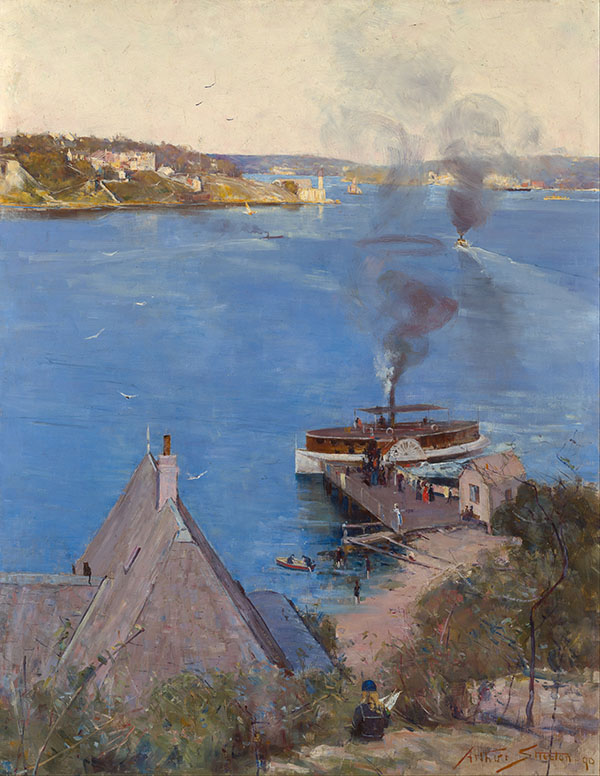From McMahon's Point Fare One Penny 1890 | Oil Painting Reproduction