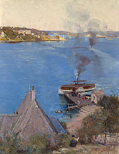 From McMahon's Point Fare One Penny 1890 By Arthur Streeton