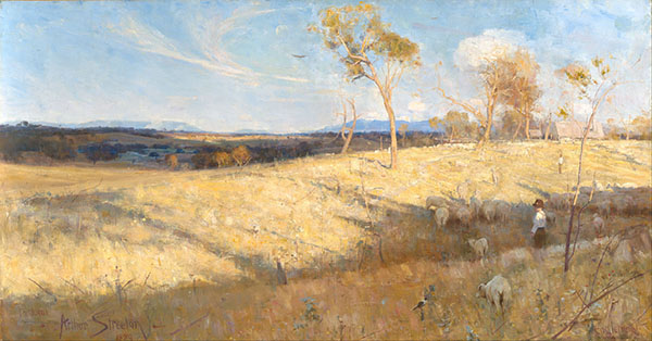 Summer Eaglemont by Arthur Streeton | Oil Painting Reproduction