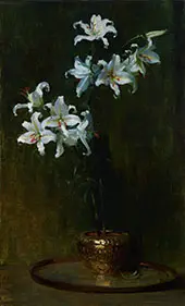 Lilium Auratum By Arthur Streeton