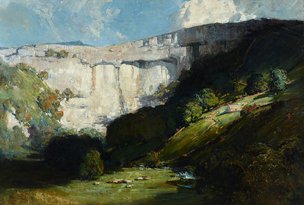 Malham Cove 1911 by Arthur Streeton | Oil Painting Reproduction
