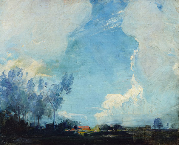 Sunset Landscape by Arthur Streeton | Oil Painting Reproduction