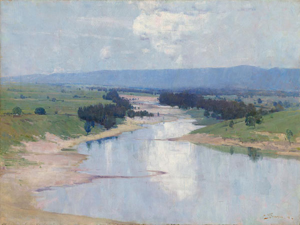 The River 1896 by Arthur Streeton | Oil Painting Reproduction