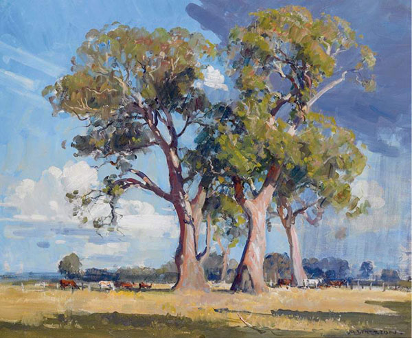 The Three Gums by Arthur Streeton | Oil Painting Reproduction