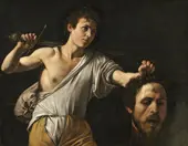 David with the Head of Goliath By Caravaggio