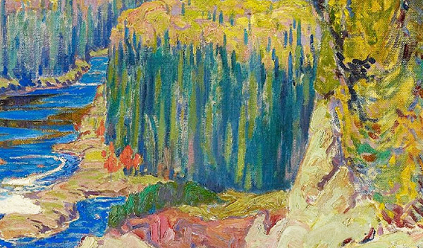 Montreal River 1920 by J.E.H. MacDonald | Oil Painting Reproduction