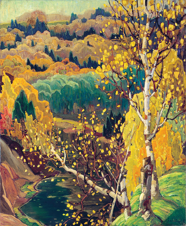 October Gold by J.E.H. MacDonald | Oil Painting Reproduction