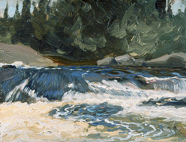 Spring Rapids by J.E.H. MacDonald | Oil Painting Reproduction