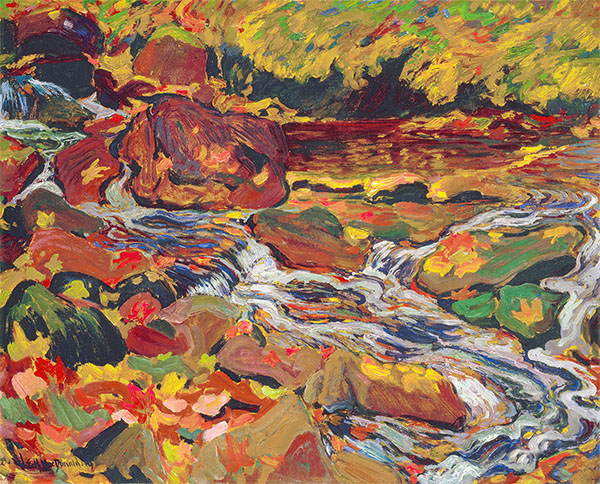 The Wild River 1919 by J.E.H. MacDonald | Oil Painting Reproduction