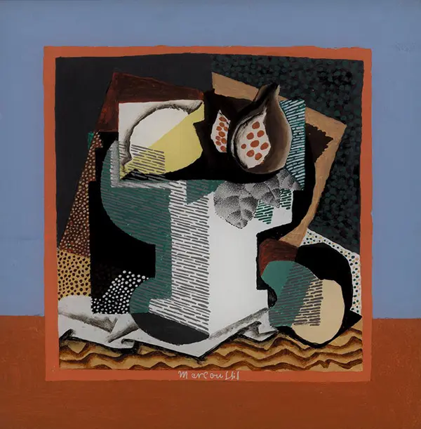 Fruit Bowl 1921 By Louis Marcoussis