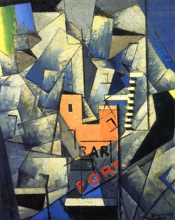 Le Bar du Port By Louis Marcoussis