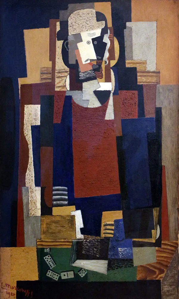 l'Habitue 1920 By Louis Marcoussis