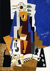 Still Life with Ace of Spades By Louis Marcoussis