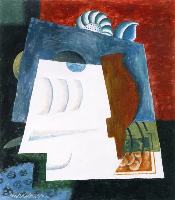Still Life with Envelope By Louis Marcoussis