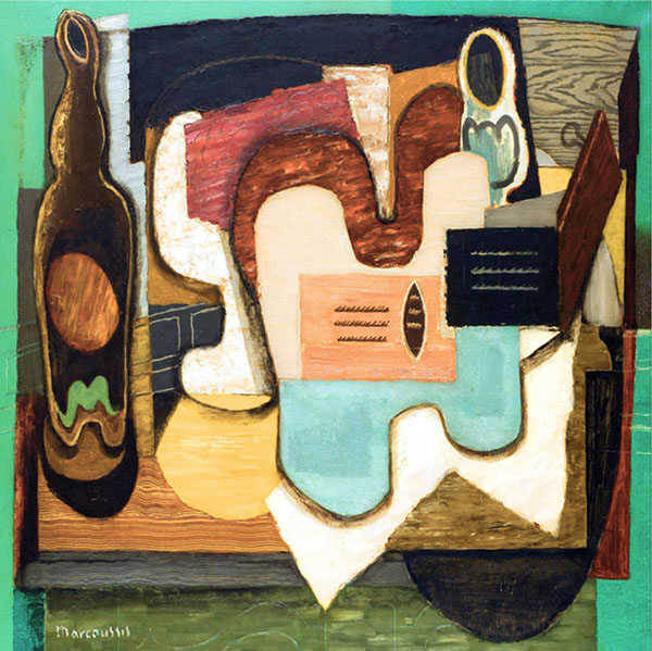 The Zither by Louis Marcoussis | Oil Painting Reproduction