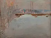 A Foggy Morning at Malmi By Akseli Gallen Kallela