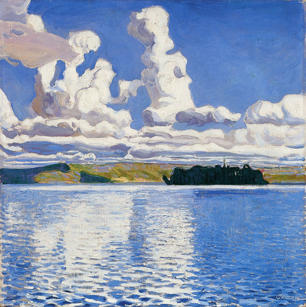 Pilvi Tornit 1904 by Akseli Gallen Kallela | Oil Painting Reproduction