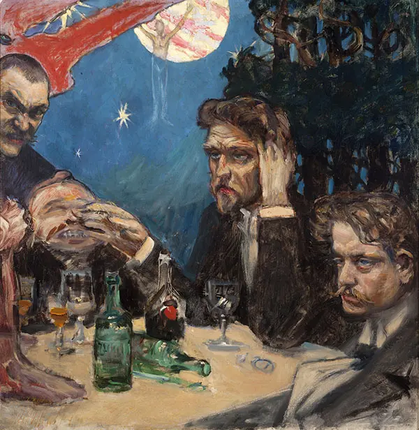 Symposium 1894 By Akseli Gallen Kallela